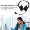 GOWENIC Telephone Headset Dual Ear with Mic, 2.4G BT 5.0, USB Transmitter, Adjustable Design, Noise Canceling for Business Office view 4