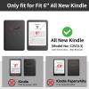 Case for All-New 6" Basic Kindle 11th Generation (2022 Release),DIGTIALL Slim PU Leather Fold Stand Protective Cover with Auto Sleep/Wake for Kindle 2022 11th Gen e-Reader,Cherry Blossom view 2