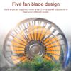 ERYUE Electric fan, 3 Heads Car Fan Portable Air Cooling Fan Silent Electric Fan 360 Rotation with 2 Wind Speed Phone Number Display for Car Truck SUV RV Marine Boat view 3