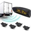 Parktronic 4 Parking Sensor Kit Backup Radar System 24V Distance Detection LCD Sound Warning for Truck Trailer Pickups RV Lorry Van view 1