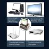 USB 3.0 to SATA Dual Bay Hard Drive Dock, External Hard Drive Dock with Hot Swap Support 20TB 6Gbps for 2.5in 3.5in HDD SSD IDE 100240V Transparent Black (US Plug) view 3