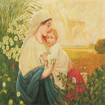 DirectNine Basics : Adolf Hitler : Mary with Jesus : 1913 : Archival Quality Art Print