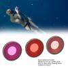 3 Pcs Camera Lens Diving Filters High Definition Optical Glass Red Camera Dive Filters Set for Action3 Lens Filters Diving Filter for Action3 Camera Lens view 2