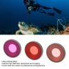 3 Pcs Camera Lens Diving Filters High Definition Optical Glass Red Camera Dive Filters Set for Action3 Lens Filters Diving Filter for Action3 Camera Lens view 3