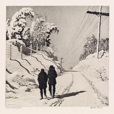 MARTIN LEWIS : Cronies : 1932 : Archival Quality Art Print