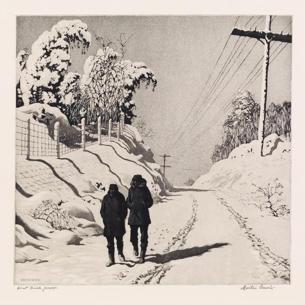 MARTIN LEWIS : Cronies : 1932 : Archival Quality Art Print