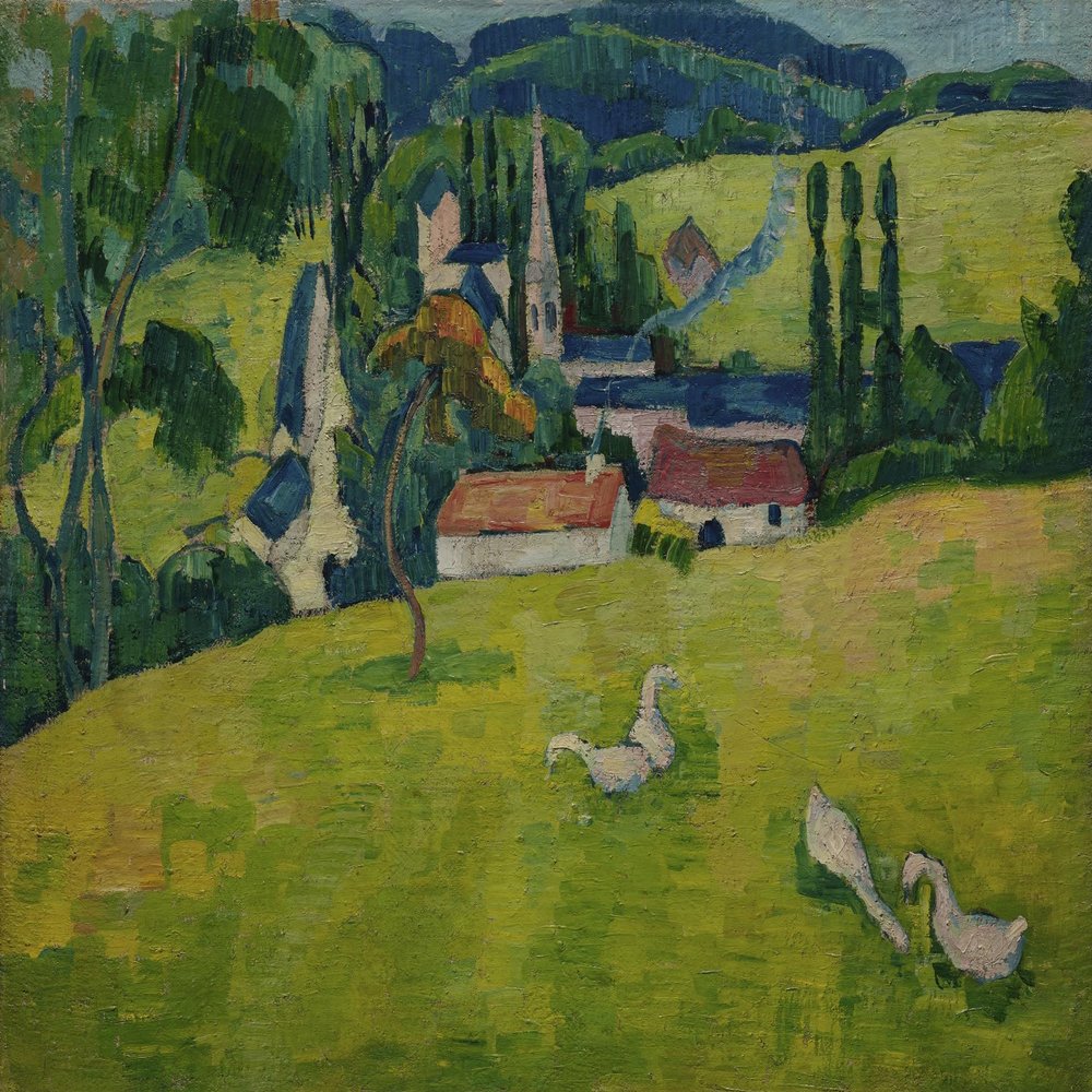 MILE BERNARD : PONT-AVEN, LE POULDU : 1889 : Archival Quality Art Print