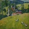 MILE BERNARD : PONT-AVEN, LE POULDU : 1889 : Archival Quality Art Print view 1