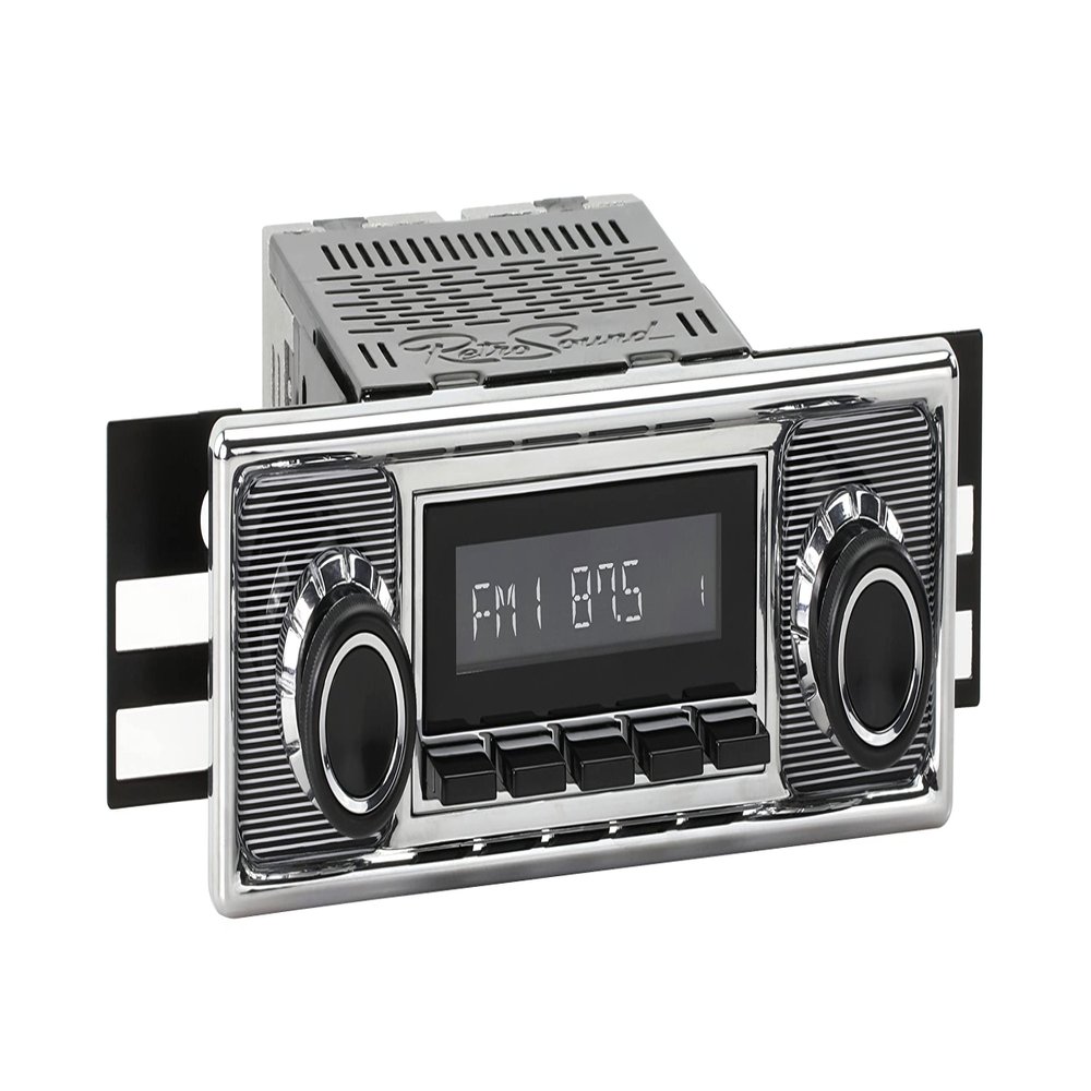 RetroRadio Compatible with 1968-76 BMW 2002 Series Features Include Bluetooth, HD, SiriusXM Ready, AM/FM LCB-M4-308-509-39-78BM3
