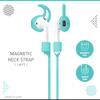 ChargeWorx 6-Piece Accessory Kit Compatible with Apple AirPods and Smartwatches (Not Included), Includes Silicone Case, Carabiner, Magnetic Safety Strap, Watch-Band Holder, and 2 Wing Tips, Mint view 3
