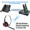 INNOTALK Remote Answering Wireless Headset for Fanvil X4, X4G, X4U, X5U, X5U-R, X6U, X7, X7C, X210, X210i Phone - Includes EHS Cable view 2