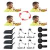 Maxquall Referee Headset 4 Person Talk Same Time V4 Plus Football Wireless Headsets Soccer Arbitro Communication System-Latest Chip-Newly Designed Earpiece(4V4(/w R Earpiece)) view 1