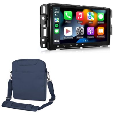 BoxWave Case Compatible with Eonon Q80PRO - Encompass Urban Bag, Over Shoulder Messenger Straps Handle Bag Pockets - Navy