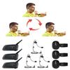 Maxquall Referee Headset 3 People Talk Same Time Football Soccer Wireless Arbitro Communication System-Latest Chip-Newly Designed Earpiece(3V4(/w R Earpiece)) view 1