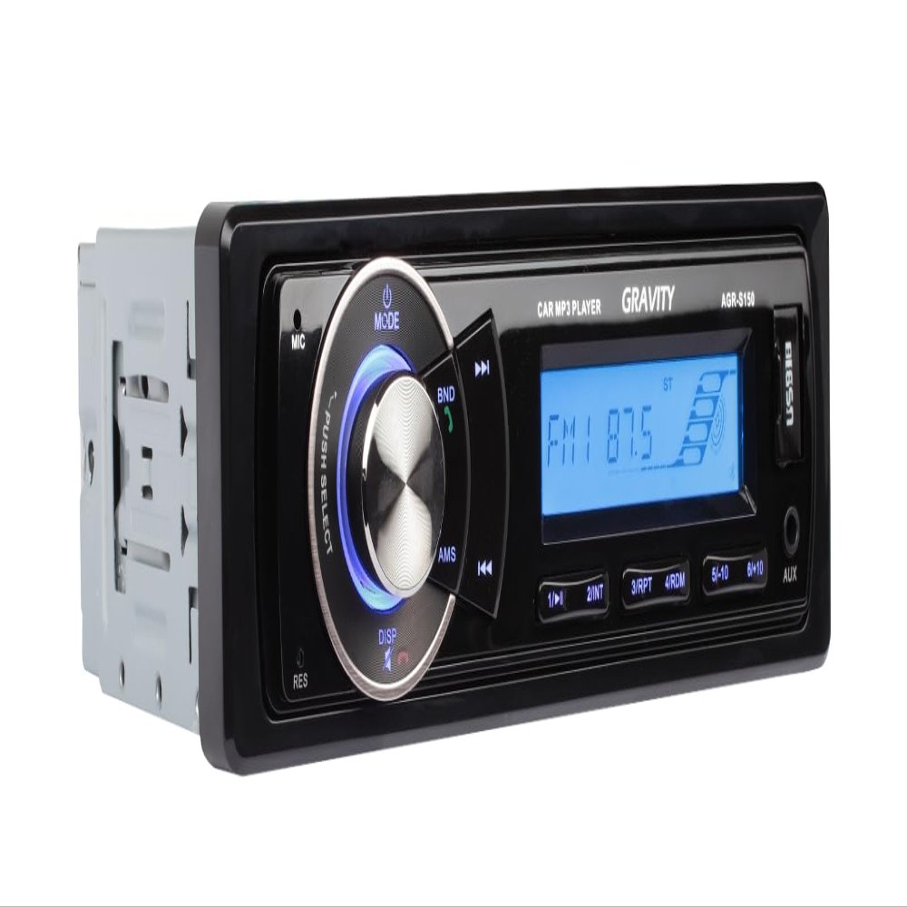 1DIN 200W Car Stereo Digital Media Player Car Receiver USB, SD, AUX w/Bluetooth