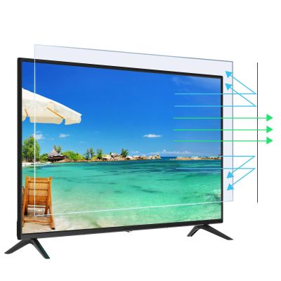 AIZYR 32/39/46/50/55/60/65 Inch Monitor Panel Anti Glare, Anti Blue Light, and Anti Scratch TV Screen Filter, Anti Blue Light Screen Protector, Suitable for Eye Fatigue and Preventing Myopia,32inch