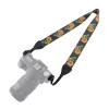 Cyrank Camera Neck Straps,Camera Neck Shoulder Strap Camera Strap Leather Photography Accessory Neck Strap Belt Camera Harness Fashionable Vintage Ethnic Style Sunflower