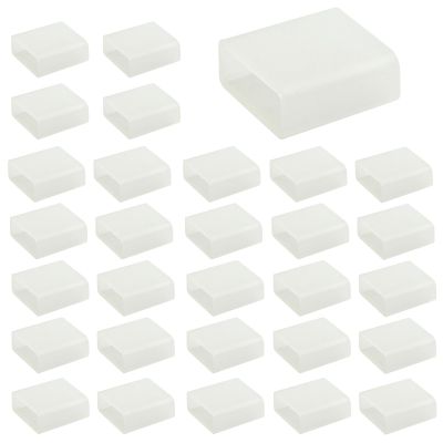 LifCratms 30Pcs USB Plug Protective Cover, Clear Anti-Dust USB Protector Caps, Type A Male Plug Protector Stopper