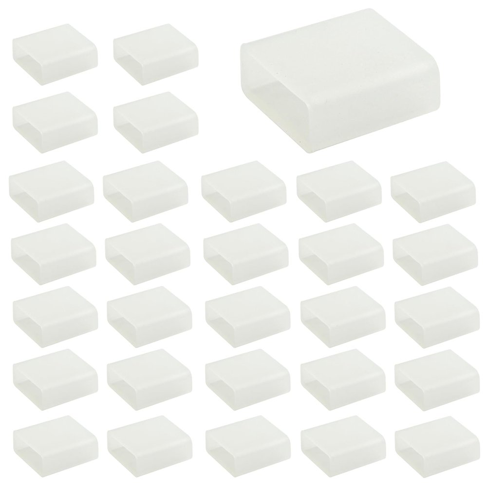 LifCratms 30Pcs USB Plug Protective Cover, Clear Anti-Dust USB Protector Caps, Type A Male Plug Protector Stopper