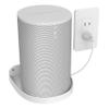ZahoTse For Sonos Era 100 Holder Sonos Era 100 Wall Mount Stand Holder Accessories with Integrated Cable Management, Smart Home Speaker Accessory Rack (White, JT01) 2 Pieces view 1