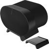 ZahoTse For Sonos Era 300 Holder Sonos Era 300 Wall Mount Stand Holder Accessories with Integrated Cable Management, Smart Home Speaker Accessory Rack (Black, JT01) 2 Pieces view 1