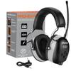 PROHEAR 027 AM FM Radio Headphones with Digital Display Foam Ear Pads view 2