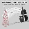 PROHEAR 027 AM FM Radio Headphones with Digital Display Foam Ear Pads view 4