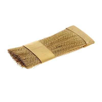 Luzhengyang Material Copper Brass Flat Brush for Cleaning Burs,