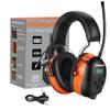 PROHEAR 027 AM FM Radio Headphones with Digital Display,2 pair Foam Ear Pads view 2