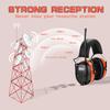 PROHEAR 027 AM FM Radio Headphones with Digital Display,2 pair Foam Ear Pads view 4