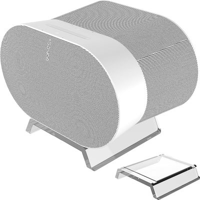 ZahoTse For Sonos Era 300 Holder Sonos Era 300 Wall Mount Stand Holder Accessories with Integrated Cable Management, Smart Home Speaker Accessory Rack (Transparent, JT01) 2 Pieces