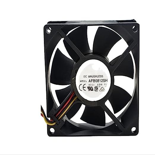 AFB0812SH 80x80x25mm DC 12V 0.51A Cooling Fan