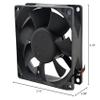 AFB0812SH 80x80x25mm DC 12V 0.51A Cooling Fan view 4