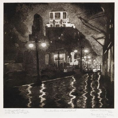 ALLAN FREELON : Number One Broad Street : Archival Quality Art Print