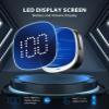 COMSOON AUX Bluetooth Adapter for Car, [LED Screen] Bluetooth 5.3 Receiver for Speaker/Home Stereo/Wired Headphones, 3.5mm Wireless Audio Receiver for Hands-Free Call/Music, Dual Connection view 3