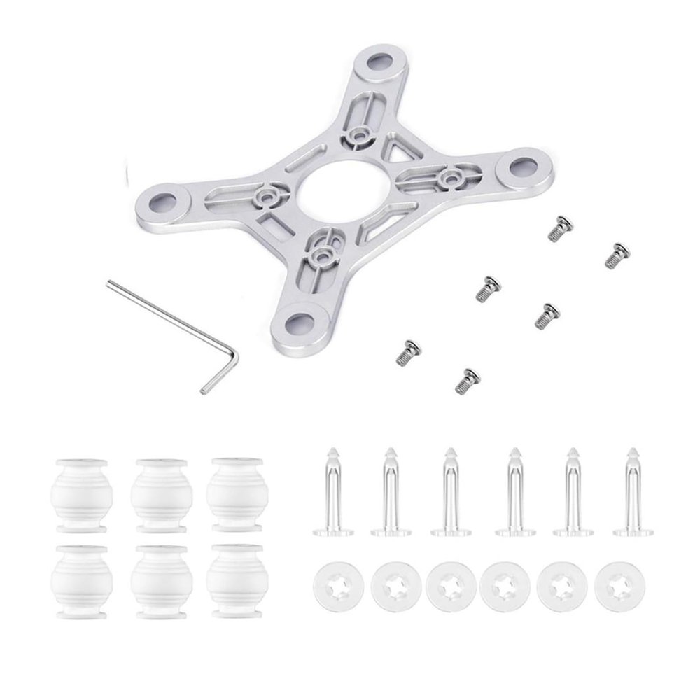 SeiZed Anti-Vibration Rubber Damping Ball Gimbal Mounting Plate Anti-Drop pin Locker for DJI Phantom 3 Standard 3s SE Drone Accessory (Color : for 3A 3P)