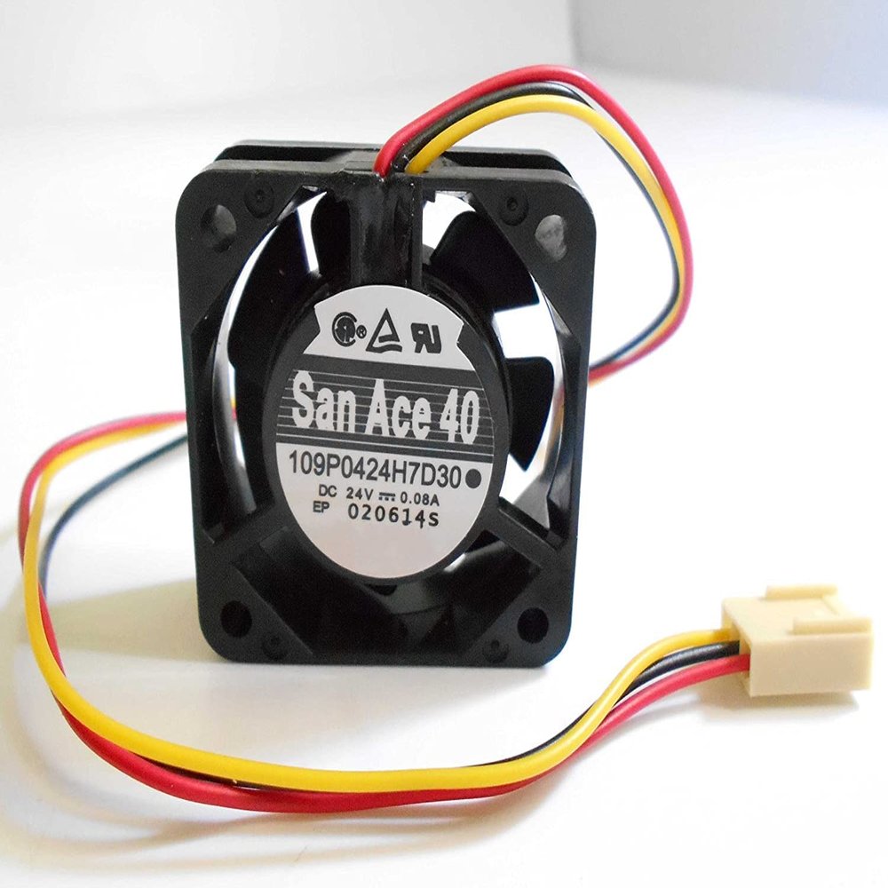 109P0424H7D30 40x40x15mm 4cm DC24V 0.08A 3-Wire Axial Cooling Fan