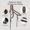 4J LEDR Leather Dual Camera Harness for Photographers, Multi Camera Gear for Dslr/Slr Strap, Brown view 3