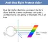 AIZYR Anti-Glare Blue Light Blocking Screen Protector Panel for 50/52/55/58/60/65/70/75 Inch, Filter Blocking Blue Light Reduce Eye Strain, Anti Scratch Protect TV Screen,50 inch view 2