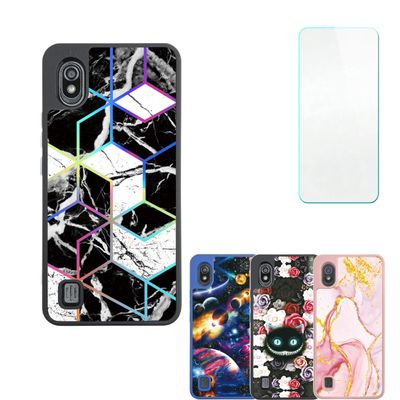 Aroepurt Bounce SL201D Case Compatible with Bounce SL201D Phone Case Cover [with Tempered Glass Screen Protector] IMDH-HS