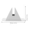 Happyyami 2pcs Garden Fence Bases Plastic Fence Stand Holder for Garden Decoration Stable and Easy to Use for Projects and Outdoor Spaces view 2