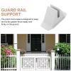 Happyyami 2pcs Garden Fence Bases Plastic Fence Stand Holder for Garden Decoration Stable and Easy to Use for Projects and Outdoor Spaces view 4