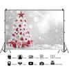 12x10ft Vinyl Christmas Backdrop Merry Christmas Tree Red Christmas Ball Star Gift Background Christmas Photo Backdrop Xmas Snowflake Winter Wonderland Backdrop for Happy New Year Party Decor view 2