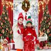 12x8ft Winter Christmas Backdrop Winter Snow Scene Xmas Party Decor Photography Background Indoors Xmas Tree Snow Backdrop Baby Kids Birthday Party Decoration Christmas Photo Backdrops view 2