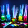 Lewtemi 300 Pcs Fiber Optic Wands Bulk Light up Glow Stick Fiber Optic Sticks Glow in The Dark Party Supplies LED Colorful Flashing Wands for Wedding Party Favors(Bright Color) view 3