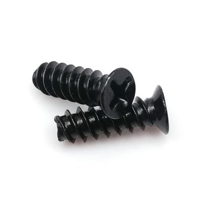 UAMOU 50X M4 M5 L= 8-15mm Cross Phillips Countersunk Head Screw Bolt for PC Case Cooling Fan Heat Dissipation Fix Mount DIY Computer A Cheerfully (Color : Black, Size : M5x15mm)