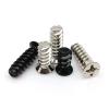 UAMOU 50X M4 M5 L= 8-15mm Cross Phillips Countersunk Head Screw Bolt for PC Case Cooling Fan Heat Dissipation Fix Mount DIY Computer A Cheerfully (Color : Black, Size : M5x15mm) view 2