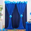 10x10ft Wrinkle Free Royal Blue Backdrop Curtains & Navy Blue Backdrop Drapes for Parties, Photo Backdrop for Birthday Wedding Party Photography Background view 2