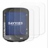 savvies Screen Protector compatible with igpsport BSC300 Protection Film Clear 6-Pack view 2