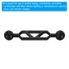 PATIKIL 6" Double Ball Extension Arm, 2 Pack Aluminum Alloy Ball Head Arm Underwater Lighting System Connector for Strobe Video Light, Black view 4